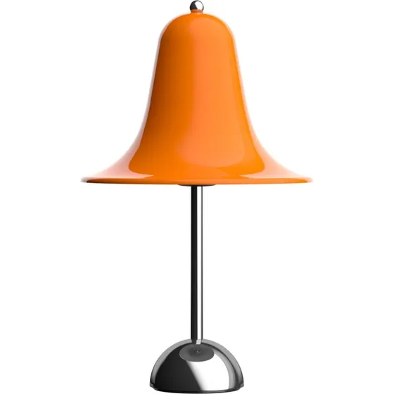 Lampa stołowa Verpan Pantop, pomarańczowa, metal, 23 cm