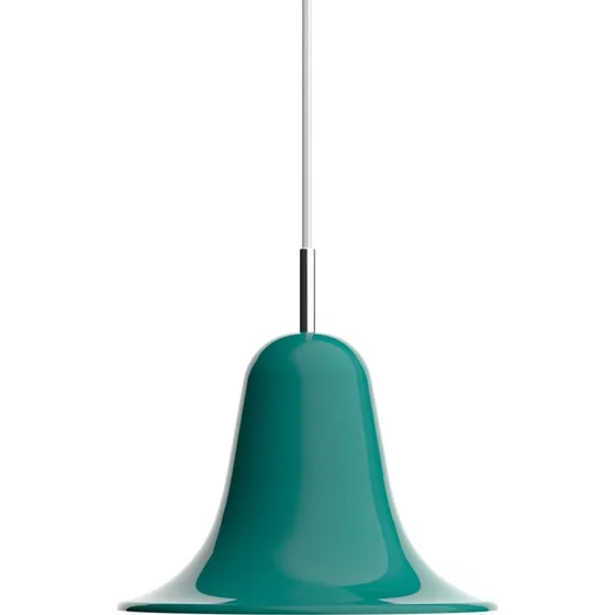 Lampa wisząca Verpan Pantop Ø 23 cm ciemnoniebiesko-zielona