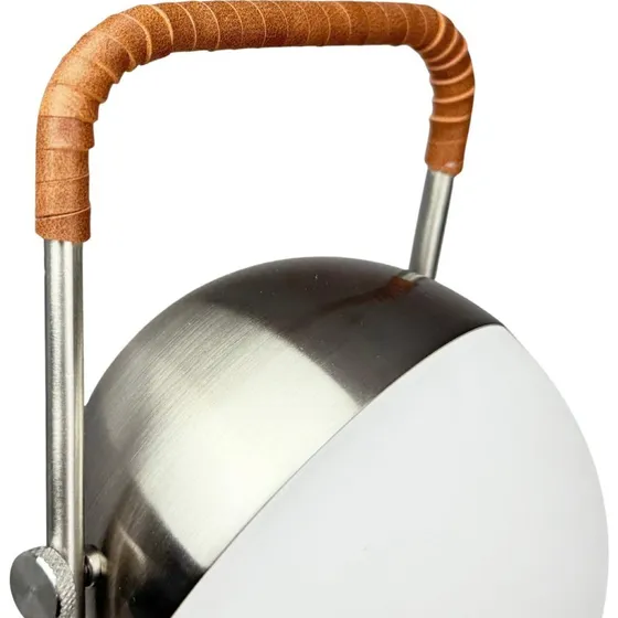 Dyberg Larsen Mova - Lampa stołowa LED, brązowa, IP44