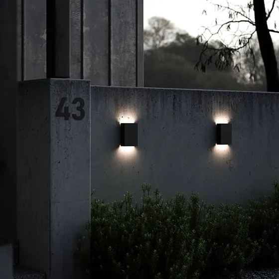 Nordlux Fold 15 Lampa Ogrodowa LED Black 15x21 cm