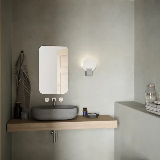 Nordlux Lampa Ścienna Hester Dim. White - Kinkiet LED IP44