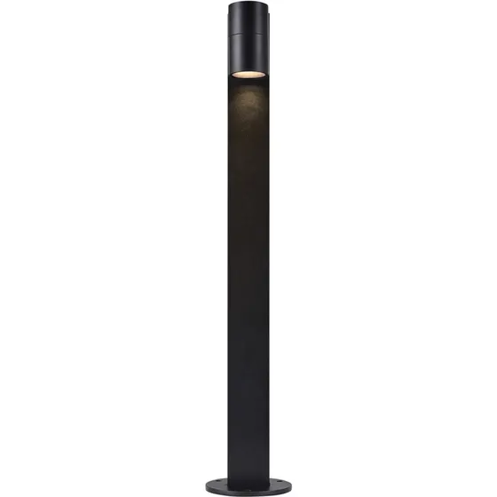 Nordlux Lampa Ogrodowa Tin 80 Czarna - Słupek Aluminium