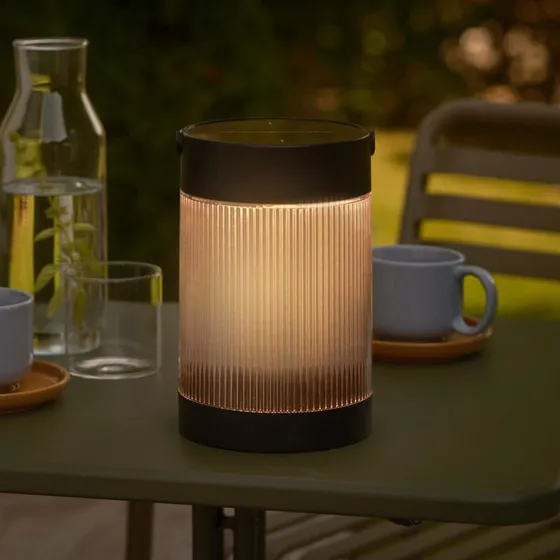 Nordlux Coupar Solar Portable Lampa Stołowa Czarna