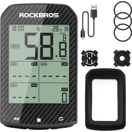 Rockbros M1 PRO Licznik GPS ANT+ Bluetooth IPX6 2,9"