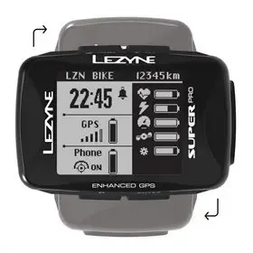 Lezyne Super Pro GPS  nawigacja rowerowa redniej wielkoci