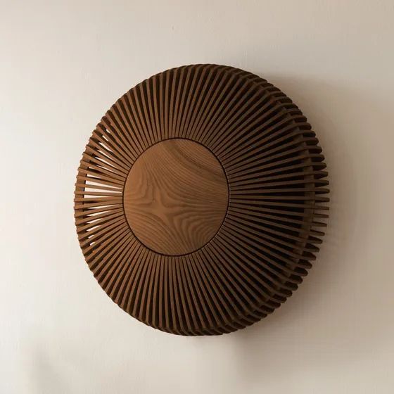 UMAGE Clava Up Lampa Ścienna i Sufitowa Drewno Ciemny Dąb Ø 49 cm