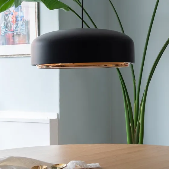 UMAGE Hazel Medium Lampa Wisząca Czarna Ø 40 cm