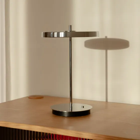 UMAGE Asteria Move Lampa Stołowa LED, Stal Polerowana, 31 cm
