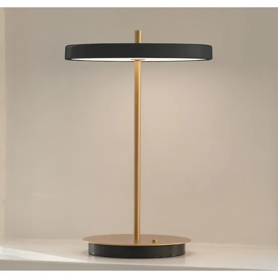 UMAGE Asteria Move Lampa stołowa LED czarny/mosiądz 31 cm