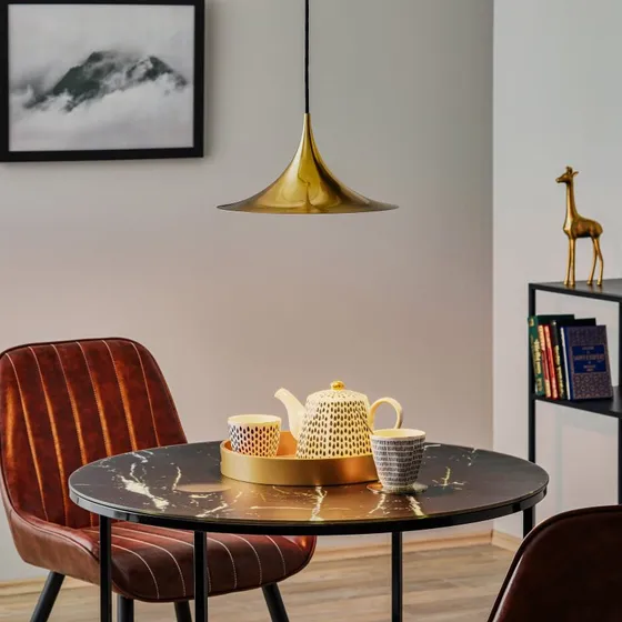 Gubi Semi Lampa Wisząca Ø30 Mosiądz