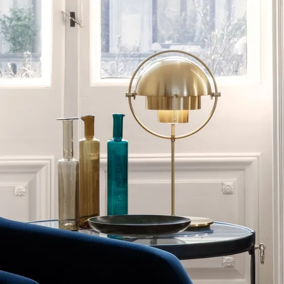 Gubi Multi-Lite Lampa Stołowa All Brass