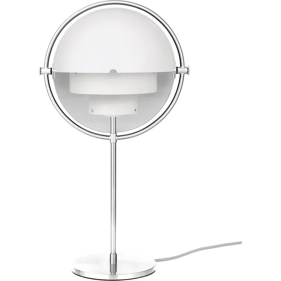 Gubi Multi-Lite Lampa Stołowa Chrom/Biała