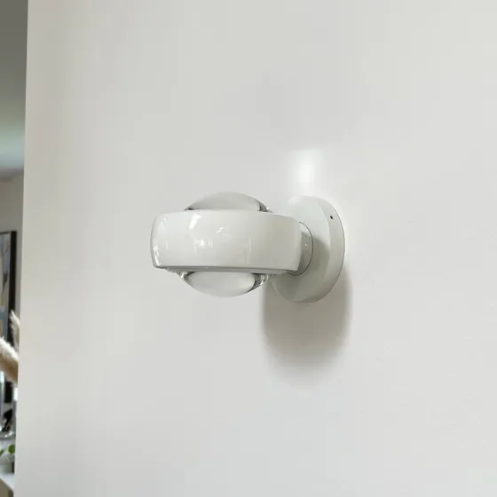 Loom Design Kinkiet LED Optic Glossy White – Okrągły, 12 cm