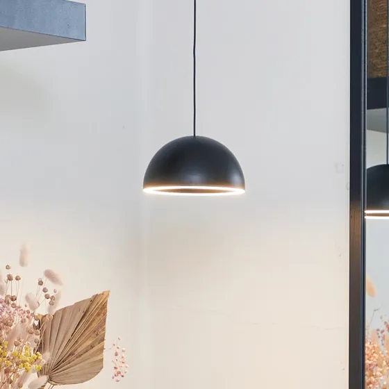 Loom Design Curve Black - Lampa wisząca LED Aluminium Ø 14 cm