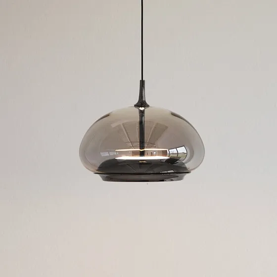 Lampa wisząca Loom Design Avalon Smoked/Black Chrome LED
