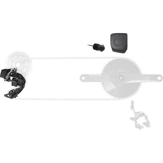 SRAM Red AXS 1X Groupset Aero Czarny