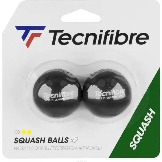 Tecnifibre Piki do squasha Double Yellow 2 szt