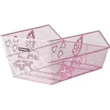 Basil Cento kosz na tylny bagażnik, różowy (Flower)