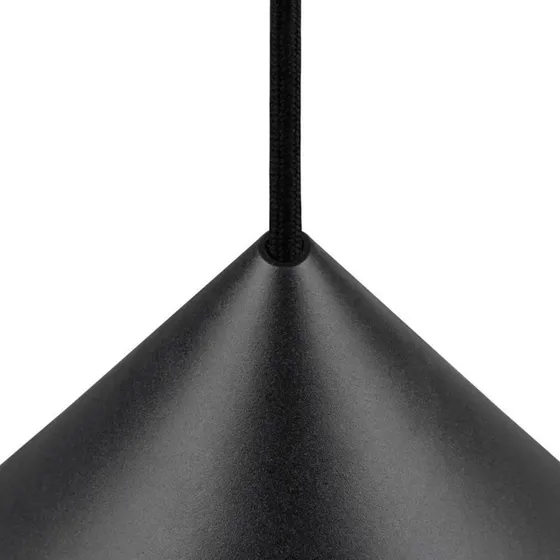 Lampa wisząca SLV Magico 38, czarna matowa, aluminium