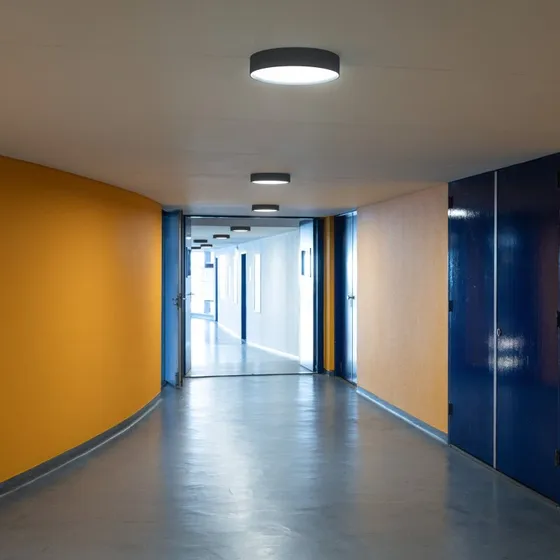 Lampa sufitowa LED SLV Decona Sensor, Ø 42 cm, biała, CCT