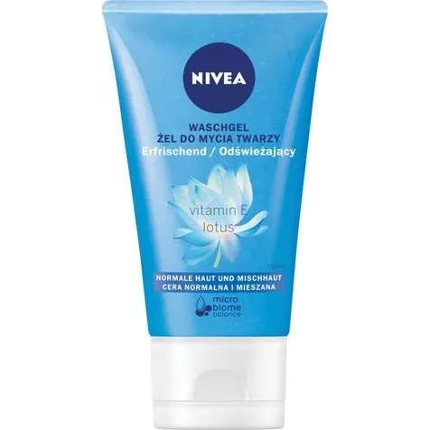 NIVEA Żel do mycia twarzy cera normalna i mieszana 150 ml