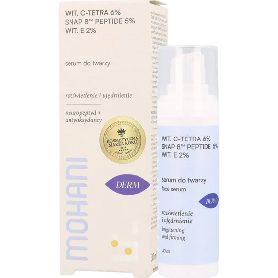 MOHANI Serum napinająco-rozświetlające z witaminą C i SNAP-8™ 30 ml
