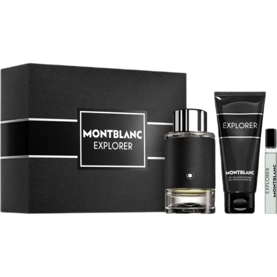 Mont Blanc Explorer Zestaw: EDP 100ml, Żel 100ml, Miniatura 7.5ml