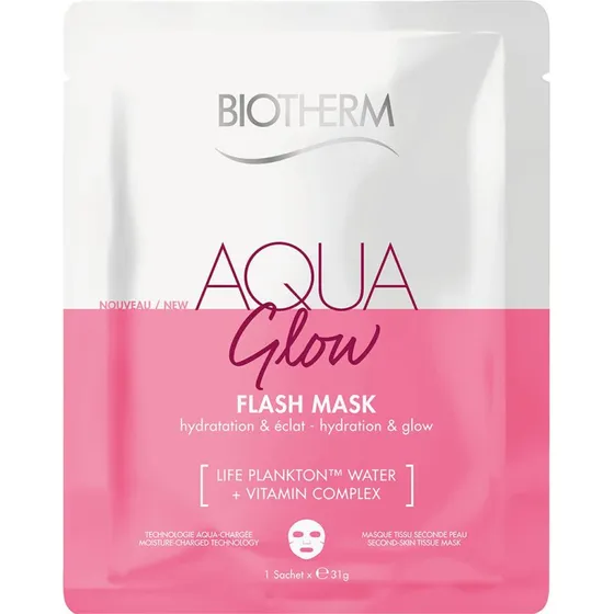 Biotherm Aqua Glow Flash Mask nawilżająca maseczka w płachcie 31g