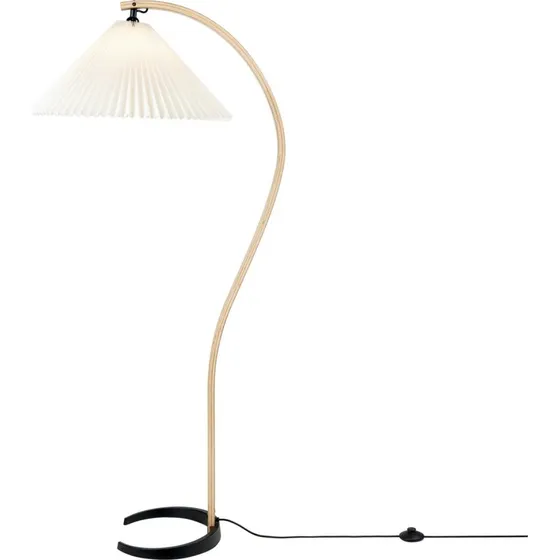 GUBI Timberline Lampa Podłogowa White/Oak/Birch