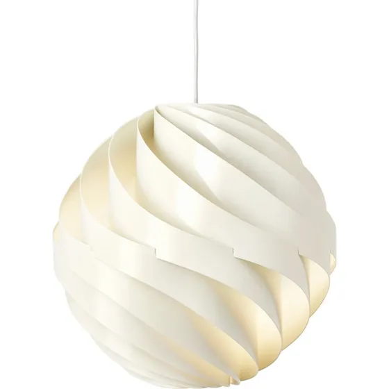 Gubi Turbo Lampa Wisząca Ø36 Glossy Alabaster White