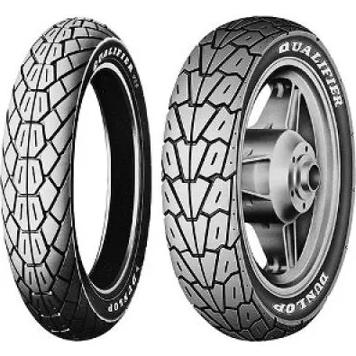 Opona motocyklowa F20 110/90 D18 61V z białym napisem