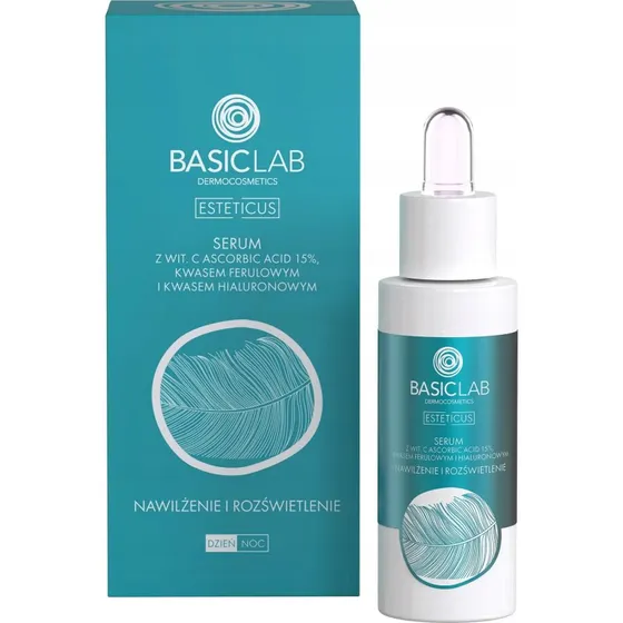 BasicLab Esteticus Serum Przeciwzmarszczkowe wit.C 15% 30 ml