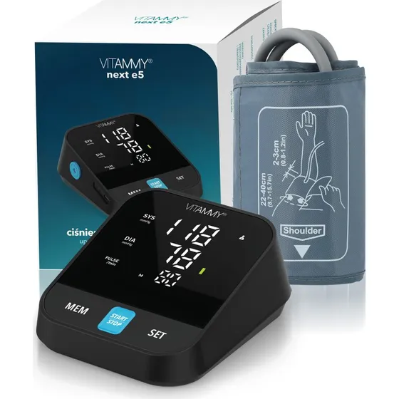 VITAMMY NEXT E5 cinieniomierz naramienny  mwi po polsku