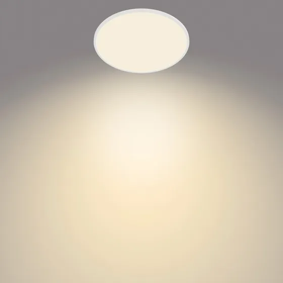 Philips SuperSlim Lampa sufitowa LED 2700K Ø54 cm biała