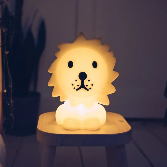 Mr Maria Lion First Light - Lampa nocna akumulatorowa, 25 cm
