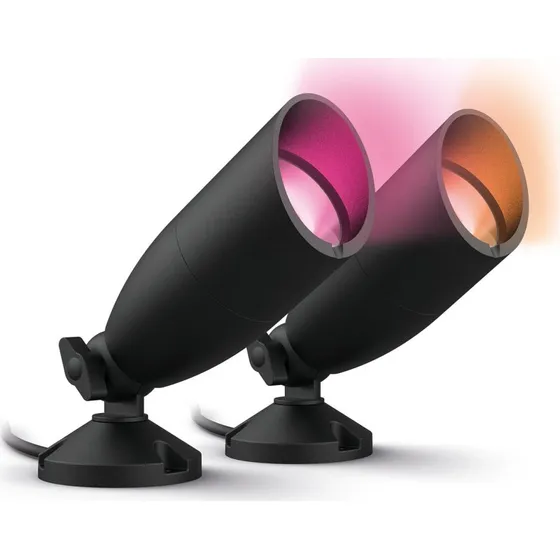WiZ LED-Spot Ground Starter Kit Black - Zestaw 2 sztuk