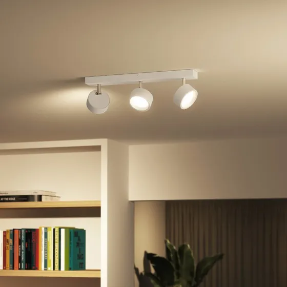 Philips Bracia reflektor sufitowy LED 3-punktowy, biały