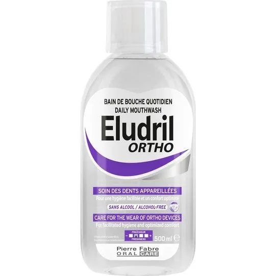 Eludril ORTHO Płyn do płukania jamy ustnej 500 ml