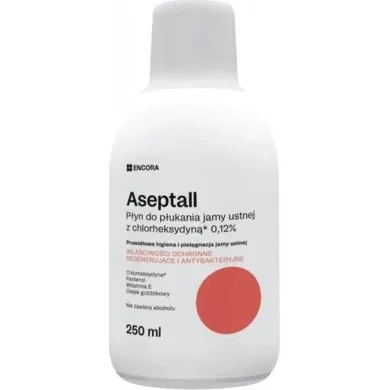 Aseptall Pyn do pukania jamy ustnej z chlorheksydyn 0,12%, 250 ml