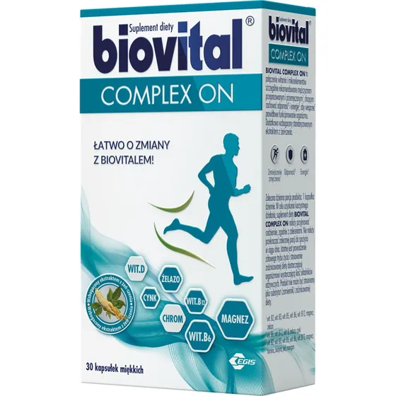 Biovital Complex ON Kapsuki Mikkie dla Mczyzn 30 szt.
