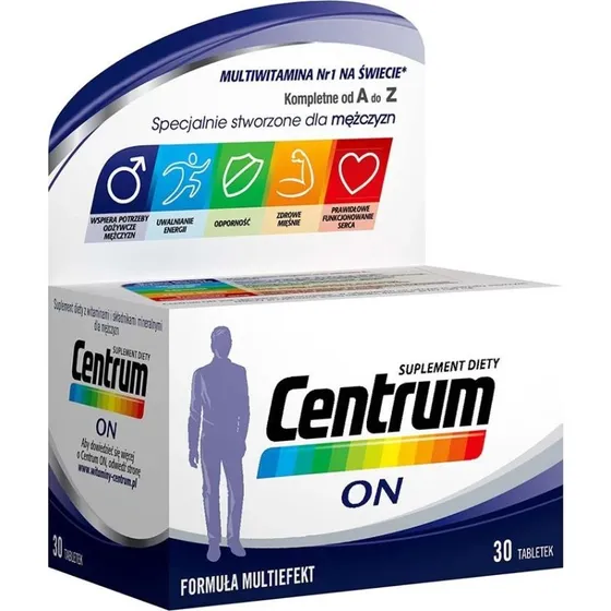 Centrum Man Witaminy dla Mężczyzn 30 tabletek