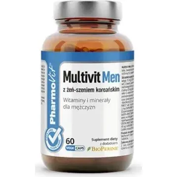 PharmoVit Multivit Men + en-Szn Koreaski 60 kapsuek
