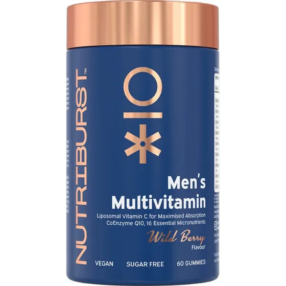 Nutriburst Men's Multivitamin elki Jagodowe 60 szt.