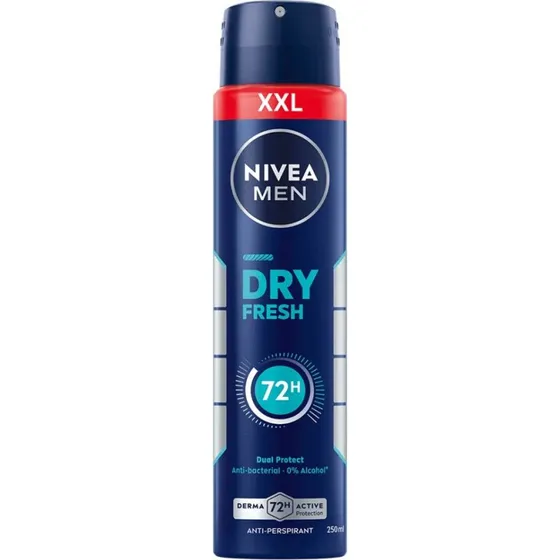 Nivea Men Dry Fresh Antiperspirant Spray 250ml