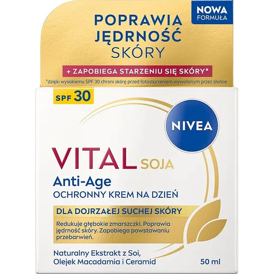 Nivea Vital Soja ochronny krem na dzień SPF30 50ml