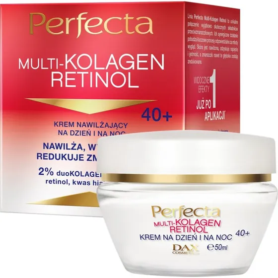 Perfecta Multi-Kolagen Retinol krem nawilżający 40+ 50ml