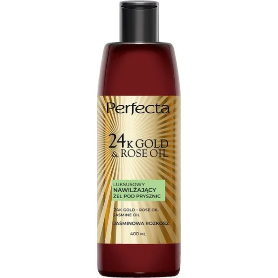 Perfecta 24K Gold & Rose Oil Żel pod prysznic Jaśminowa Rozkosz 400ml