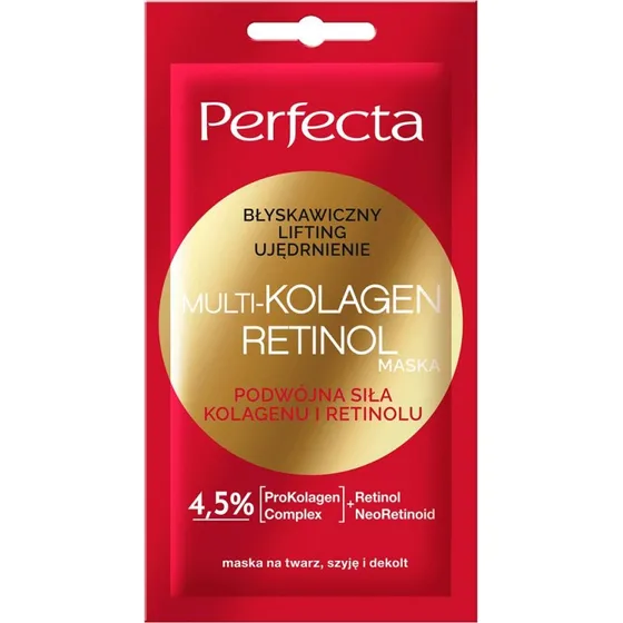 Perfecta Multi-Kolagen Retinol maska liftingująca i ujędrniająca 8ml