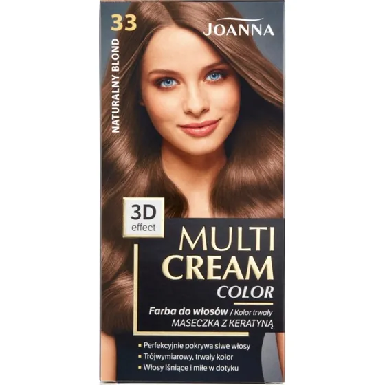 Joanna Multi Cream Color 33 Naturalny Blond
