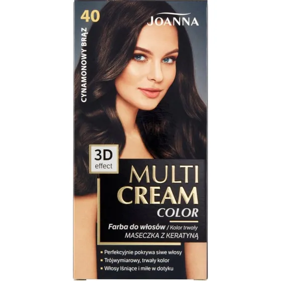 Joanna Multi Cream Color 40 Cynamonowy Brąz